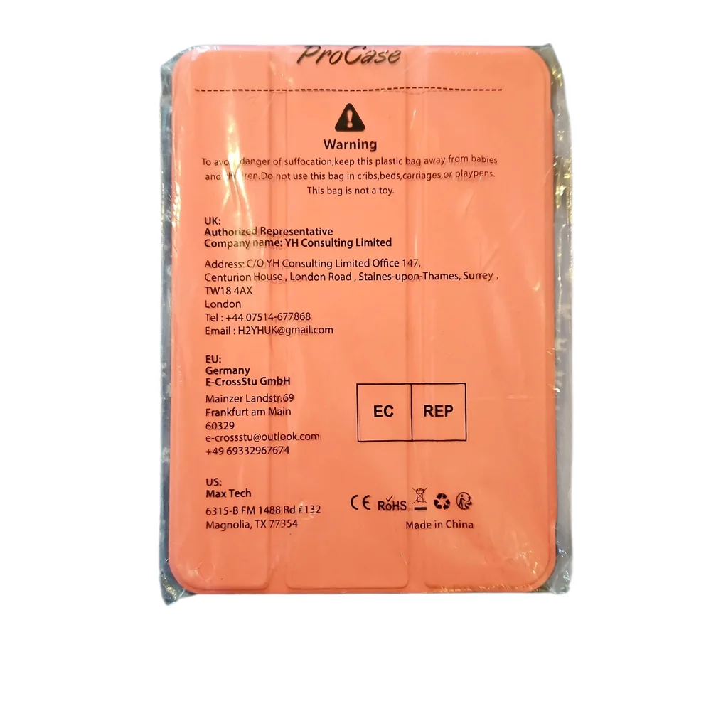 Sleek Pink Tablet Cover